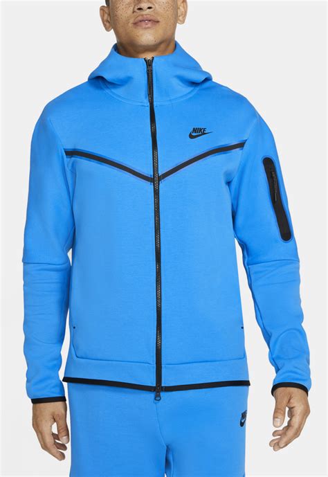 blue nike tech fleece.